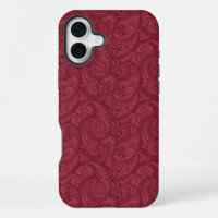 Burgundy Paisley