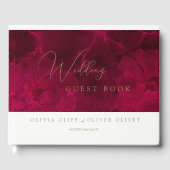 Burgundy Passion Wedding Gästebuch (Vorderseite)