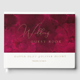 Burgundy Passion Wedding Gästebuch