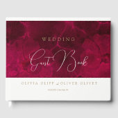 Burgundy Passion Wedding Gästebuch (Vorderseite)