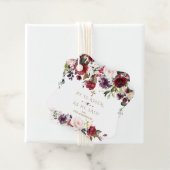 Burgundy Pink Blume Er ist Gold Osterplatz Risen Geschenkanhänger (Beispiel)