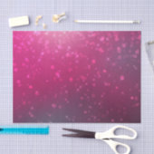 Burgundy Pink Bokeh Geburtstag Seidenpapier (Handwerk)