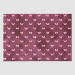 Burgundy Pink Butterfells Seidenpapier