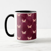 Burgundy Pink Butterfells Tasse (Links)
