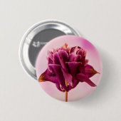 Burgundy Pink Columbine Button (Vorne & Hinten)
