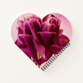 Burgundy Pink Columbine Notizblock (Rückseite)