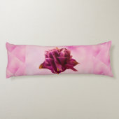Burgundy Pink Columbine Seitenschläferkissen (Rückseite)