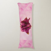 Burgundy Pink Columbine Seitenschläferkissen (Vorderseite Vertikal)