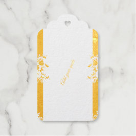 Burgundy Pink Elegant Wedding Geschenkanhänger