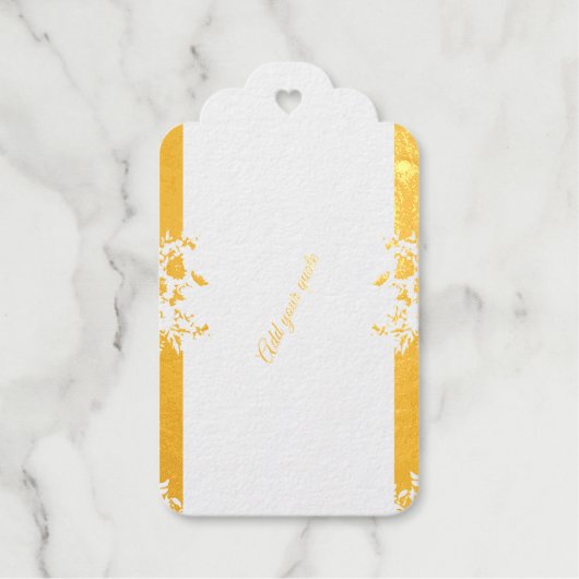 Burgundy Pink Elegant Wedding Geschenkanhänger (Vorderseite)