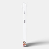 Burgundy Pink Floral Bouquet Elegante Case-Mate iPhone Hülle (Rückseite / Links)