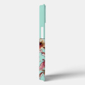 Burgundy Pink Floral Bouquet Girly Tour Case-Mate iPhone Hülle (Rückseite / Rechts)