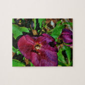 Burgundy Pink Lenten Rose Puzzle (Horizontal)