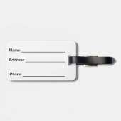 BURGUNDY PINK MIT ROWS OF GOLDEN CELTIC WNOKS GEPÄCKANHÄNGER (Rückseite horizontal)