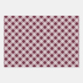 Burgundy Plum | Koordination des Urlaubsmusters Geschenkpapier Set (Vorderseite 2)