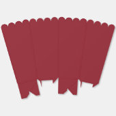 Burgundy Popcorn Box Gevor Geschenkschachtel (Ungeklappt)