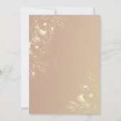 Burgundy Probe Dinner Einladung (Rückseite)