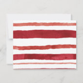 Burgundy Pumpkin Fall in der Liebe Hochzeitskarte Dankeskarte (Rückseite)