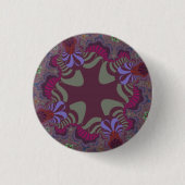 Burgundy Rainbow Cross Button (Vorderseite)