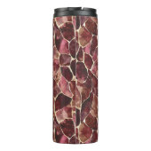 Burgundy Red Abstrakt Thermosbecher (Rückseite)