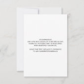 Burgundy Red Blume Black Danke (Rückseite)