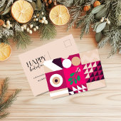 Burgundy Red Blush Geometric Pink Weihnachten