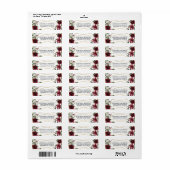 Burgundy Red Blush Gold Geometric Greenerity Weddi (Vorne)