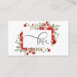 Burgundy Red Blush Gold Geometric Greenerity Weddi Begleitkarte