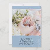 Burgundy Red Blush Gold Geometric Greenerity Weddi Einladung (Rückseite)