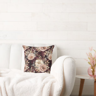 Burgundy Red Blush Kissen