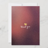 Burgundy Red Chic Bloral String Lights Baby Dusche Einladung (Rückseite)