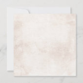 Burgundy Red Floral Elegant Save the Date Ankündigung (Rückseite)