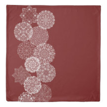 Burgundy Red Mandala Kunst, Dichtung und Musik