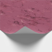 Burgundy Red Marble Geschenkpapier (Ecke)