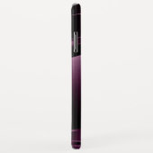 Burgundy-Red Metallic Geometric Design Case-Mate iPhone Hülle (Hinten/Rechts)