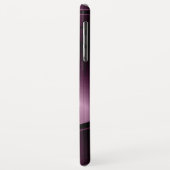 Burgundy-Red Metallic Geometric Design Case-Mate iPhone Hülle (Hinten/Links)