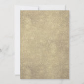 Burgundy Red Navy Floral Rustic Boho Brautparty Einladung (Rückseite)