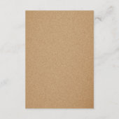 Burgundy Red Navy Floral Rustic Boho Empfang Begleitkarte (Rückseite)