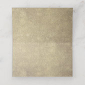 Burgundy Red Navy Floral Rustic Boho Platzkarte (Innenseite Aufgefaltet)