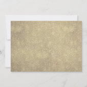 Burgundy Red Navy Floral Rustic Boho Save the Date (Rückseite)