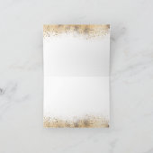 Burgundy Red Navy und Blush Floral Vielen Dank Dankeskarte (Innenseite)