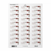 Burgundy Red Roses Floral Wedding (Vorne)