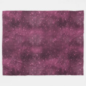 Burgundy Red Sparkle Fleecedecke (Vorderseite (Horizontal))