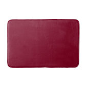 Burgundy Red Velvet Modernes Trendy Badematte (Vorderseite)