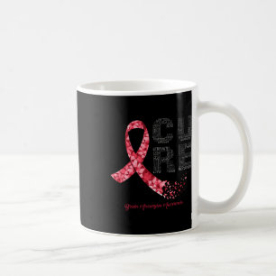 Burgundy Ribbon Brain Aneurysm Bewusstsein Kaffeetasse