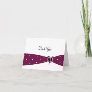 Burgundy Ribbon Danke