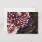 Burgundy Rosa UAWG | RSVP Karte (Rückseite)