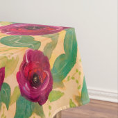 Burgundy Rose Bloom Tischdecke (Beispiel)