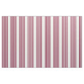 Burgundy rot-weiß fünf Streifen Muster Stoff (Fat Quarter (45,7 x 55,9 cm))