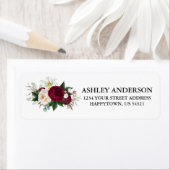 Burgundy-Rücksendeadresse (Insitu)